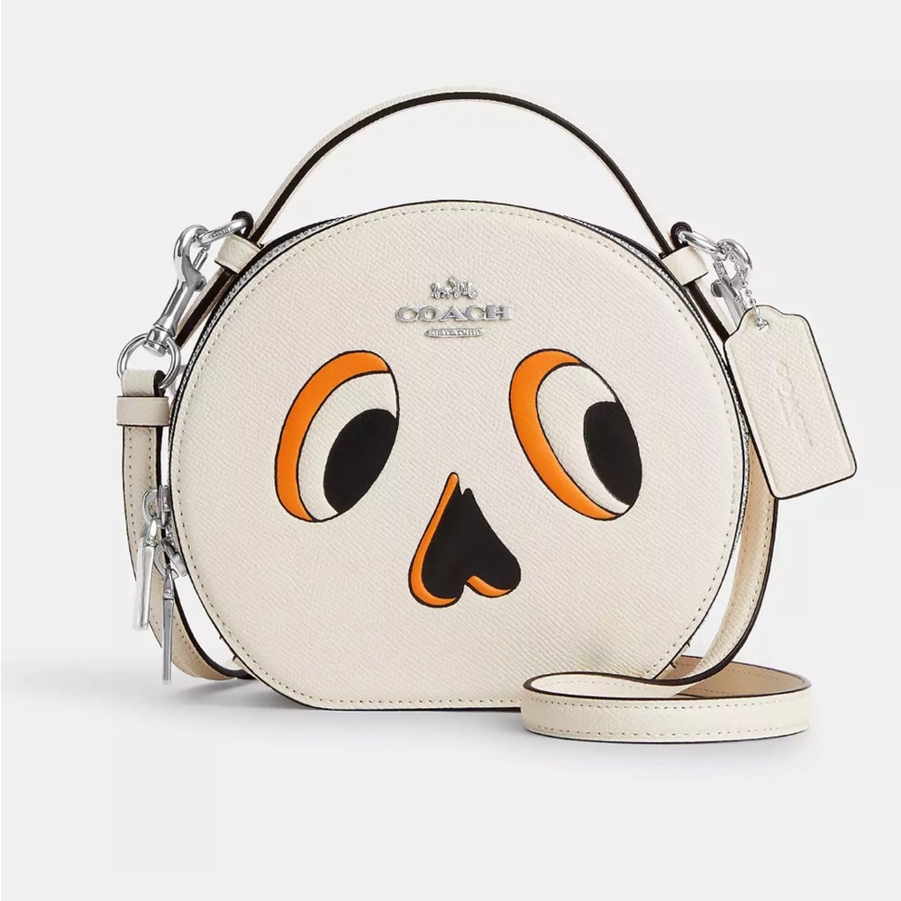 FACTORY SEALED! Coach Halloween Skeleton 🩻 Canteen Crossbody Bag